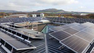 Hochmoderne Photovoltaik Installation in Niederanven