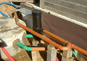 Regenwasser - Rohranschlüsse